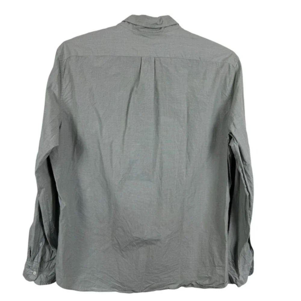 J Crew Stretch‎ Men Button Down Shirt XL Slim Organic Cotton Secret Wash Preppy